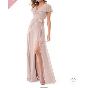 Azazie Jael bridesmaid dress in Dusty Rose. Size 6